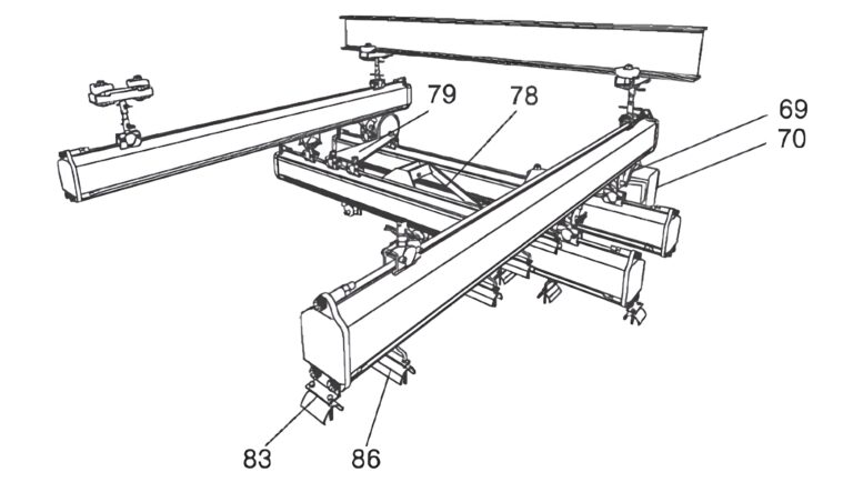 Single girder Suspension crane